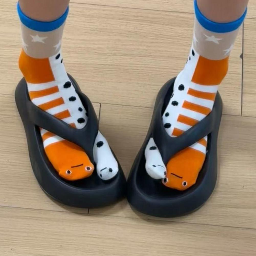 Toe Sock Split - 1/2Pairs Women Split 2-Toe Socks Breathable