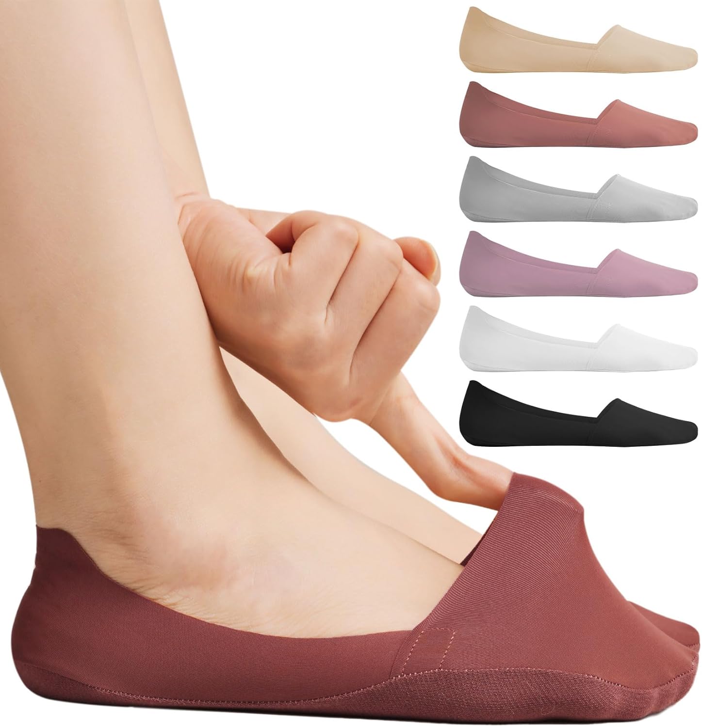 No Show Socks for Women, Non S - Invisibility Sock Loafer 评论和价格