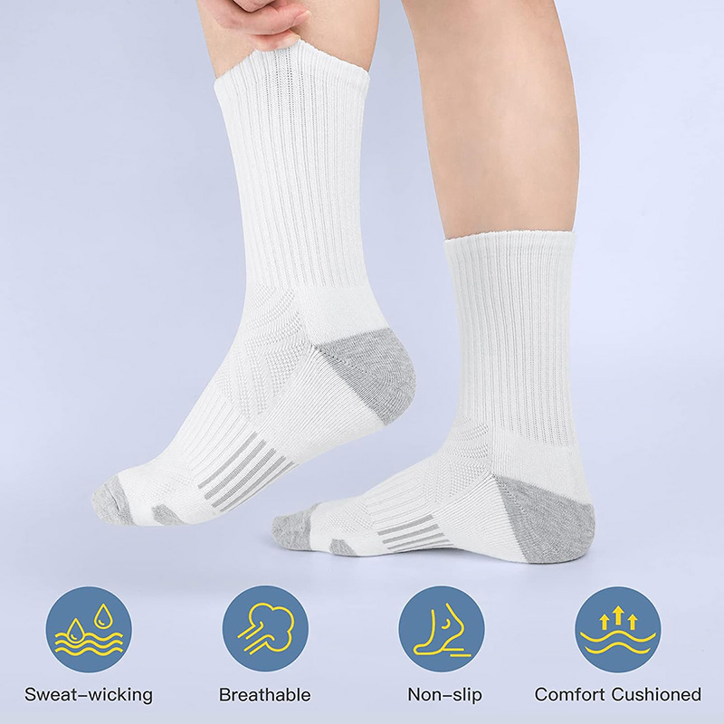 5 Pairs Men's Athletic Socks S - Athletic Sock Cushion 评论和价格