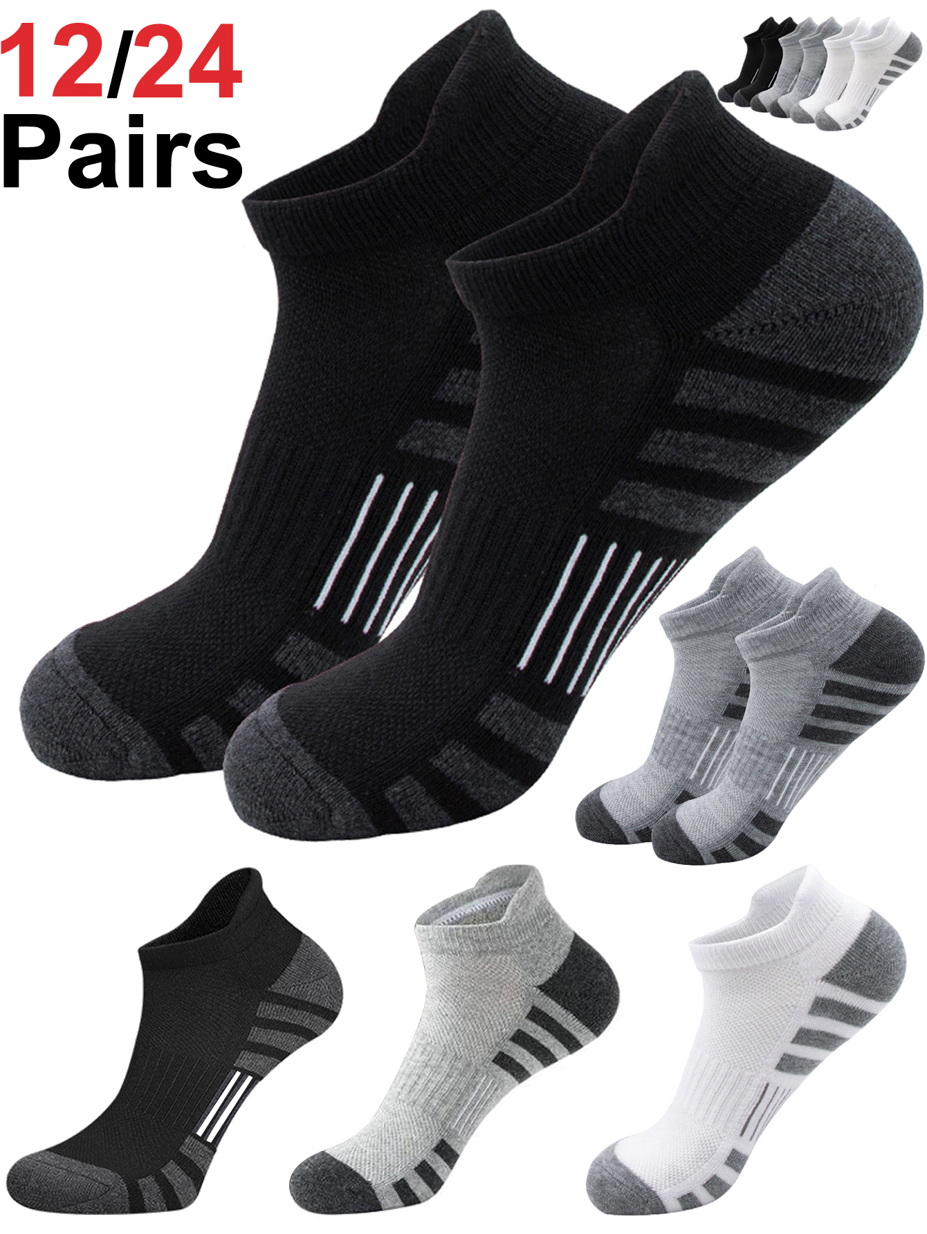 Cushioned Breathable Ankle Ath - Athletic Sock Cushion 评论和价格