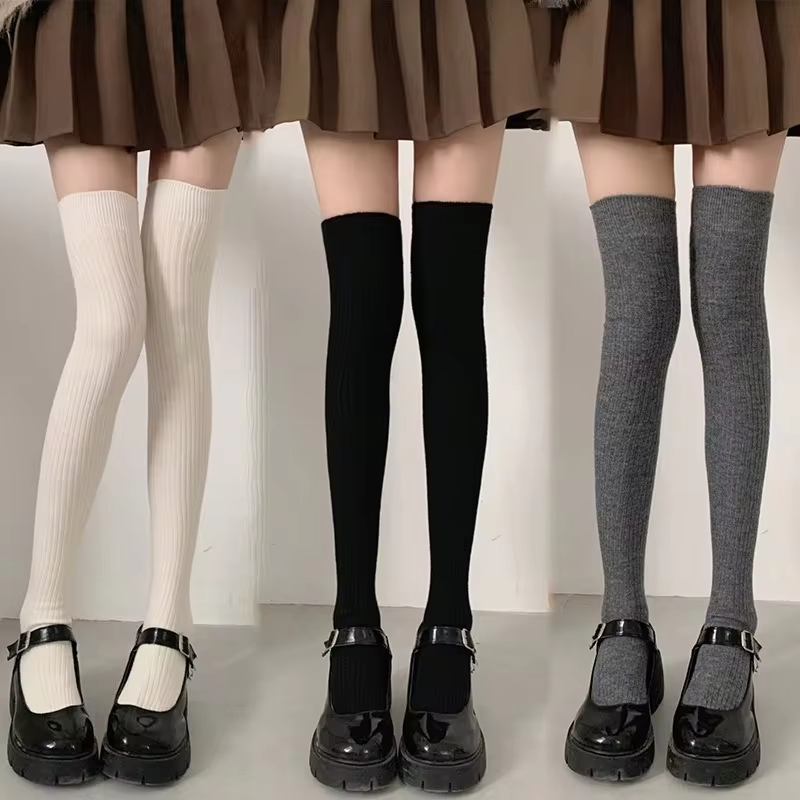 Autumn Winter Women's Stocking - Knee High Sock Women 评论和价格