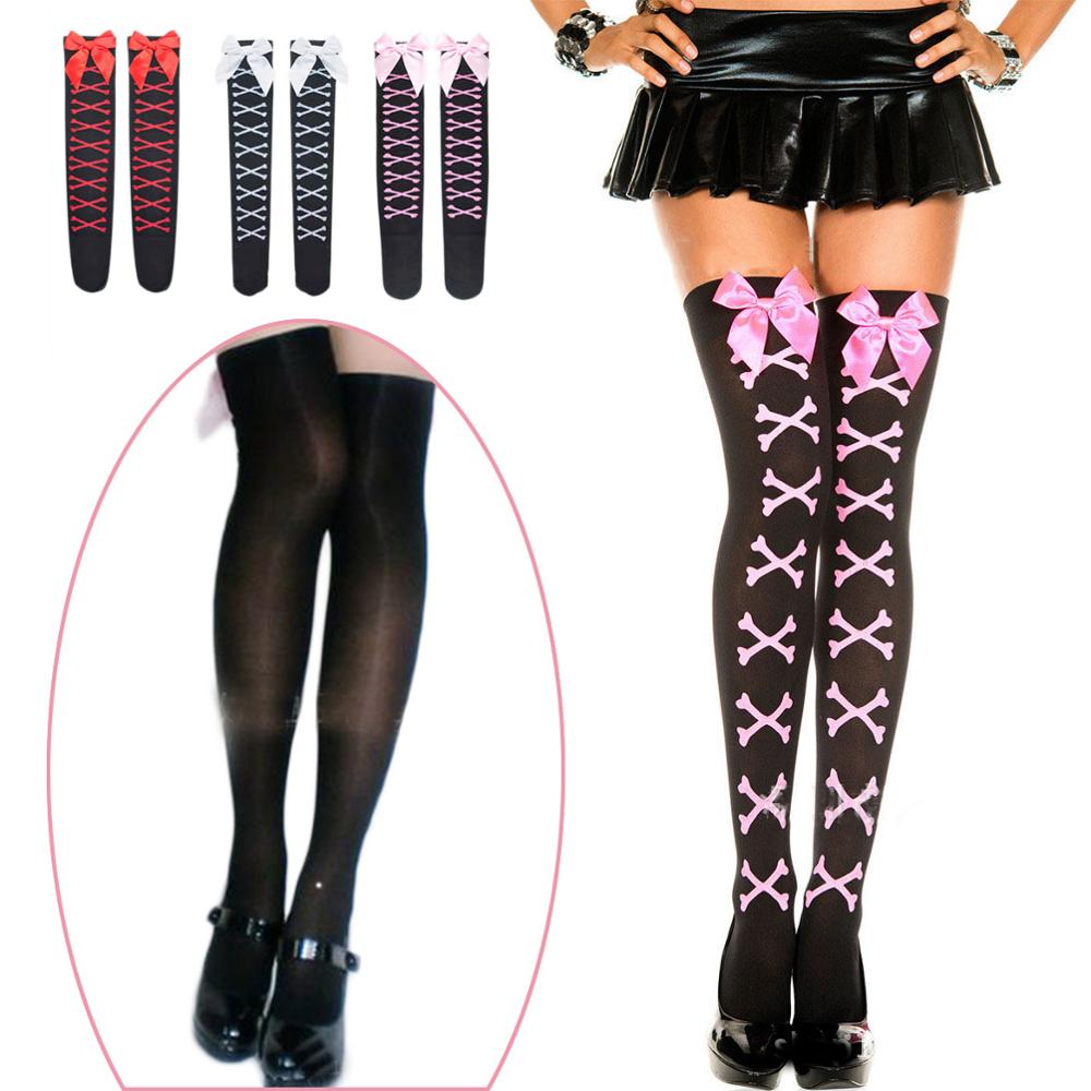 Hold-Ups Bowknot Tops Fever Fa - Fishnet Stocking Women 评论和价格
