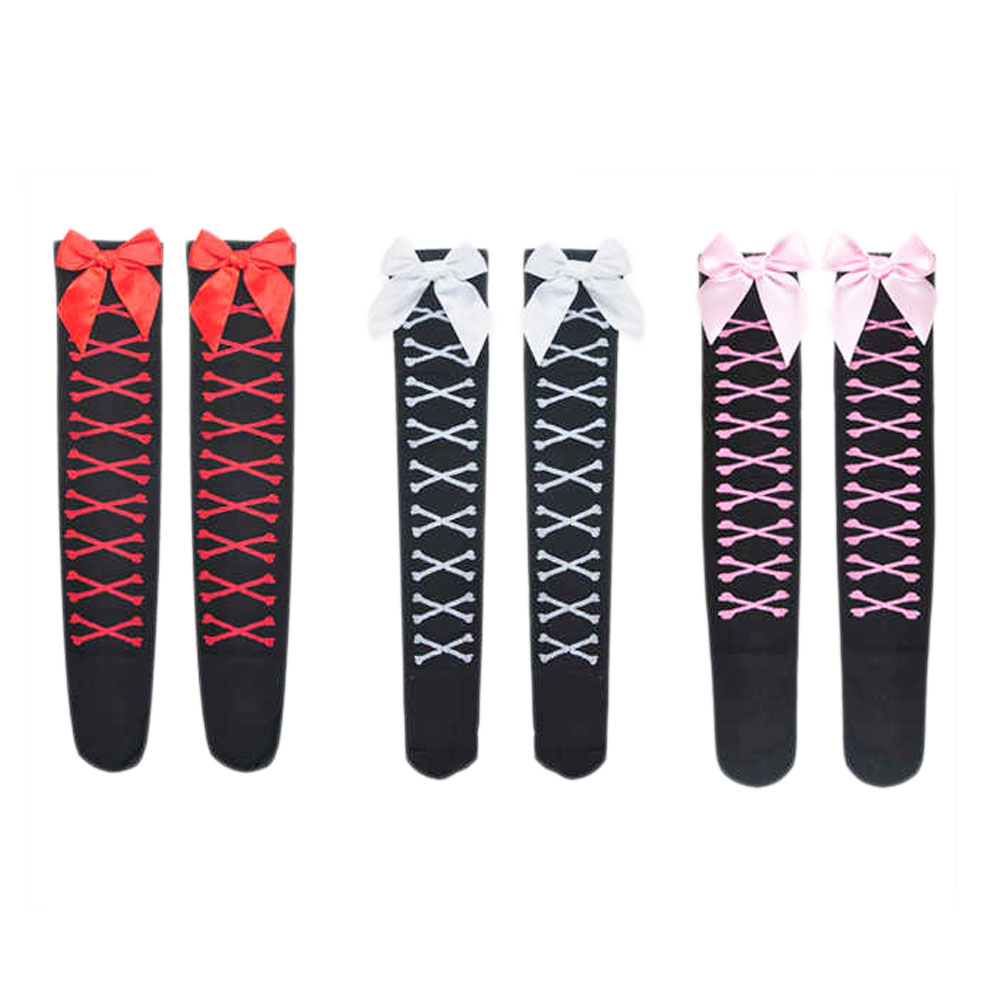 Hold-Ups Bowknot Tops Fever Fa - Fishnet Stocking Women 评论和价格