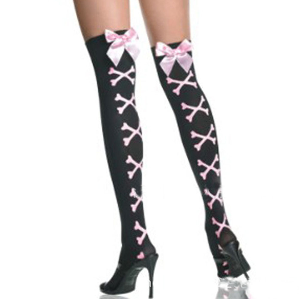 Hold-Ups Bowknot Tops Fever Fa - Fishnet Stocking Women 评论和价格