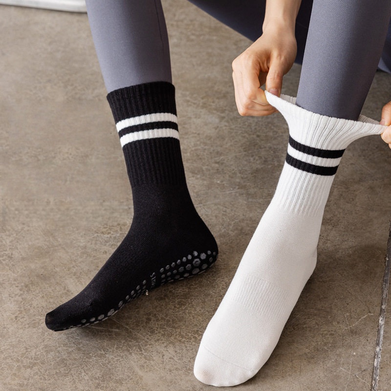Women Non Slip Yoga Socks, Gri - Grip Sock Yoga 评论和价格