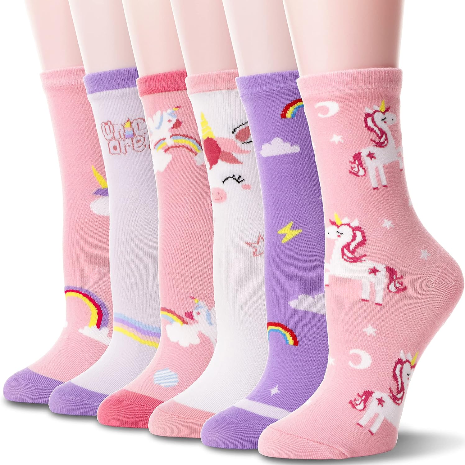 Unicorn Socks Gifts for Girls  - Silk Sock Bamboo 评论和价格