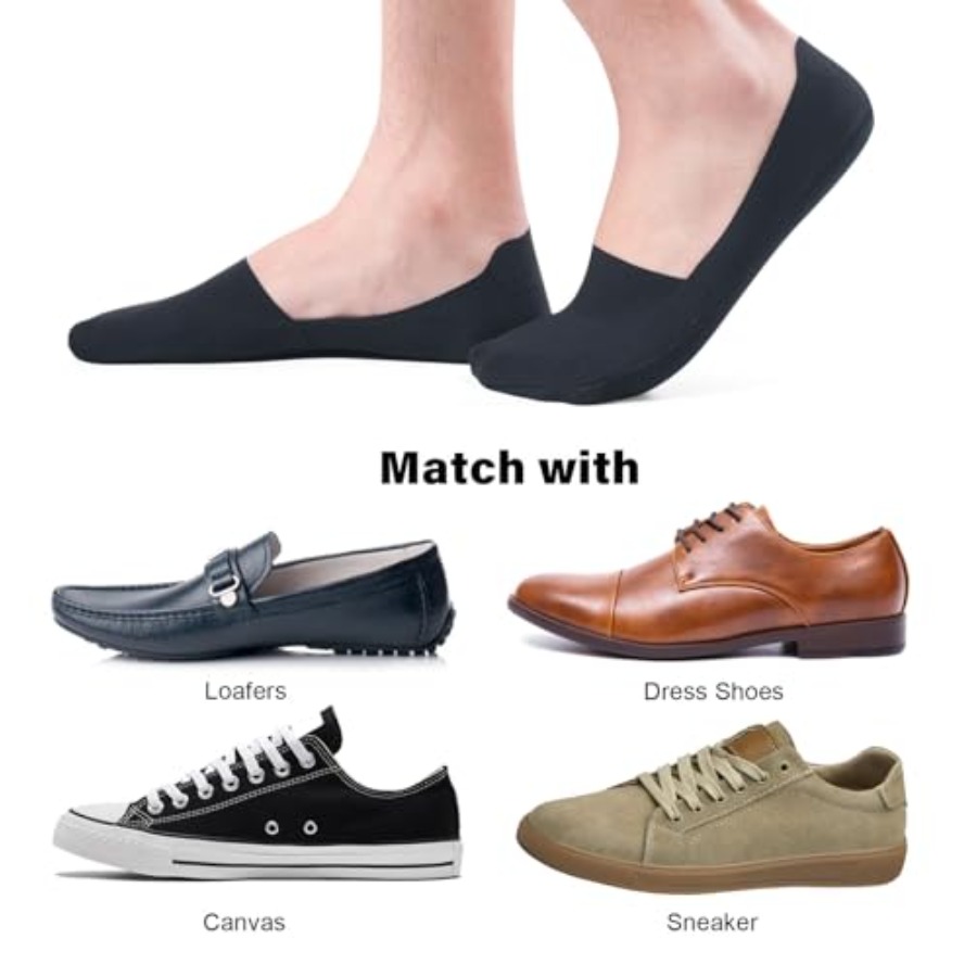 No Show Socks Men Nylon Non Sl - Invisibility Sock Loafer 评论和价格