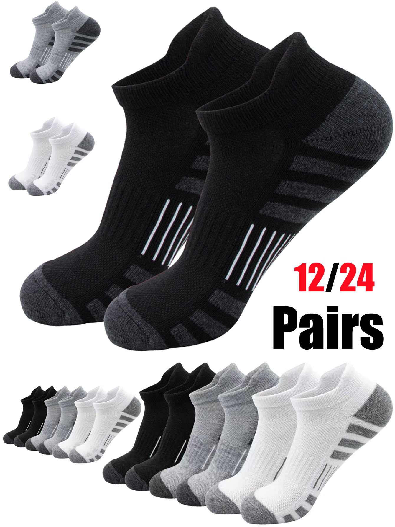 Unisex Low-Cut StepTab Ankle S - Athletic Sock Cushion 评论和价格