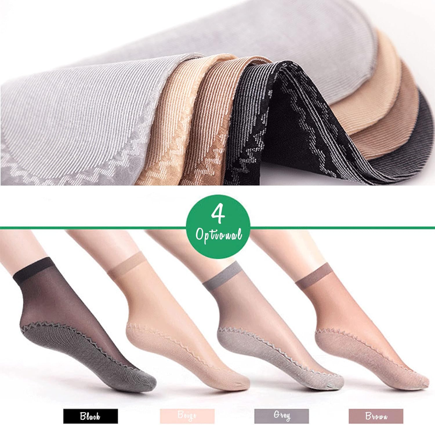 10/20 Pairs Silky Nylon soft & - Silk Sock Bamboo 评论和价格