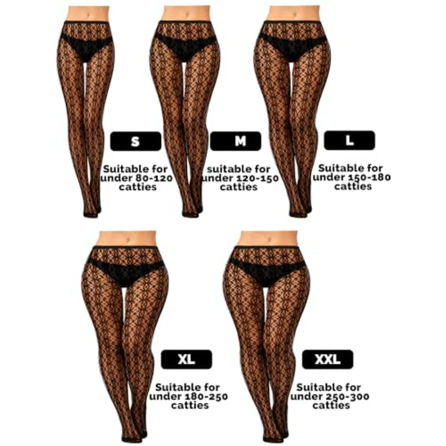 Bencailor 3 Pairs Women Rhines - Fishnet Stocking Women 评论和价格