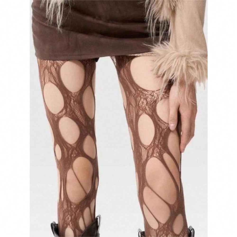 Women's Solid Color Cut Out Sh - Tights Pantyhose Sheer 评论和价格