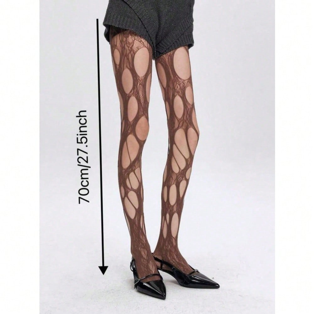 Women's Solid Color Cut Out Sh - Tights Pantyhose Sheer 评论和价格