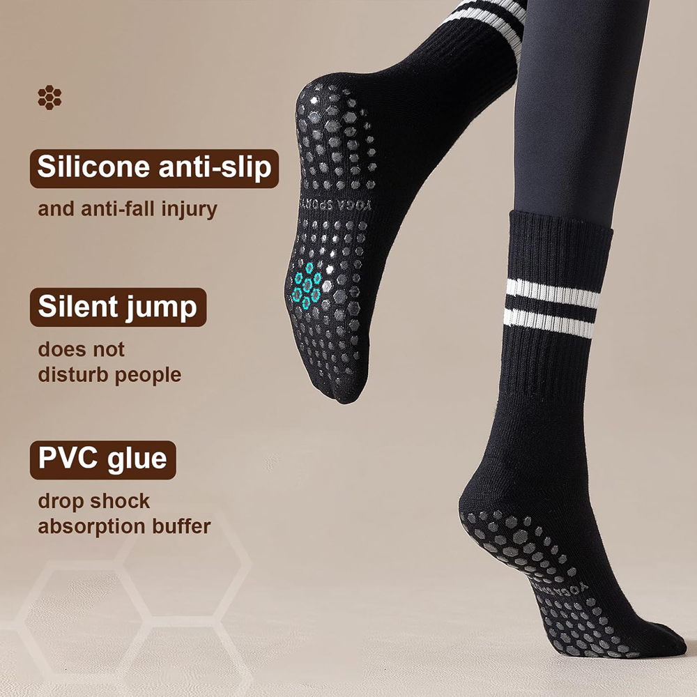 Yoga Pilates Socks with Grips  - No Show Sock Women 评论和价格