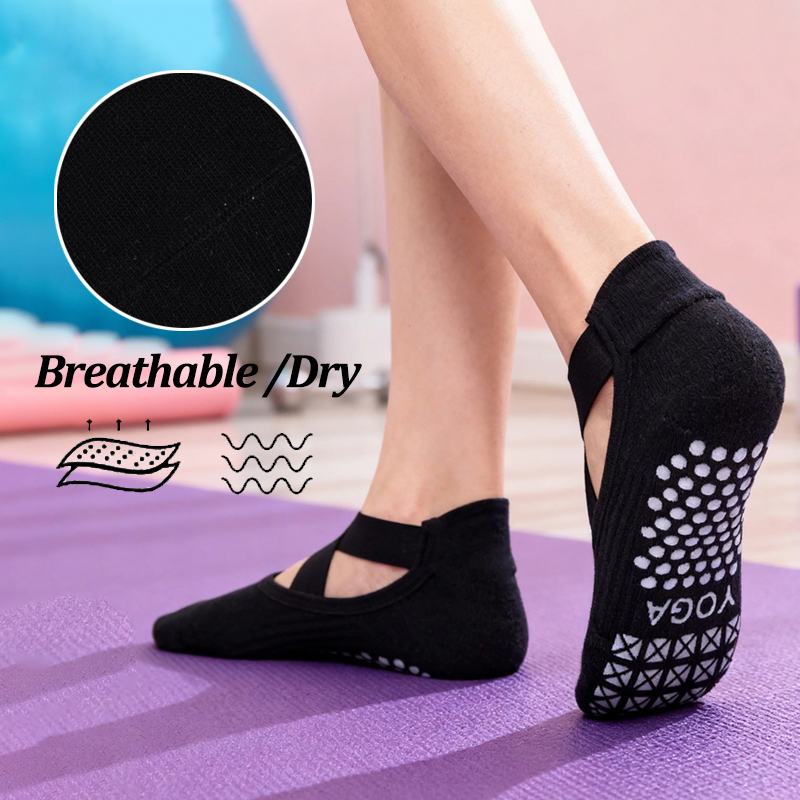 Women Non-Slip Yoga Socks Sili - No Show Sock Women 评论和价格