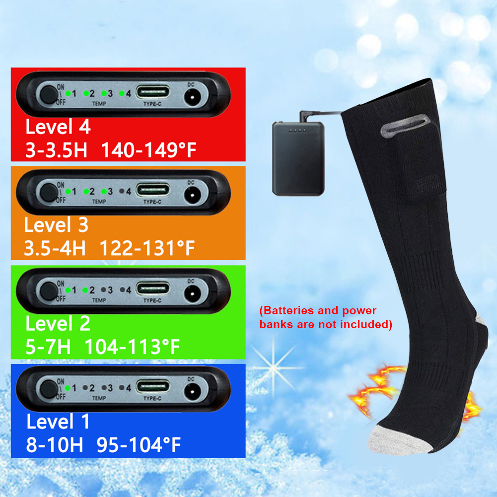 Heat Battery Electric Heated S - Thermal Sock Winter 评论和价格