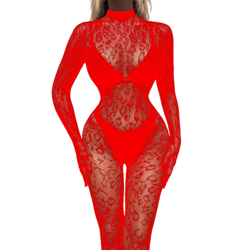 Women Translucence Nightgown L - Fishnet Stocking Women 评论和价格