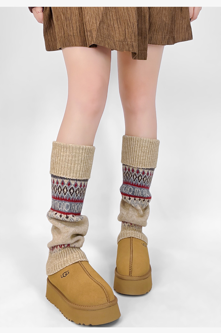 New Women's Knitted Leg Warmer - Boot Sock Slouchy 评论和价格