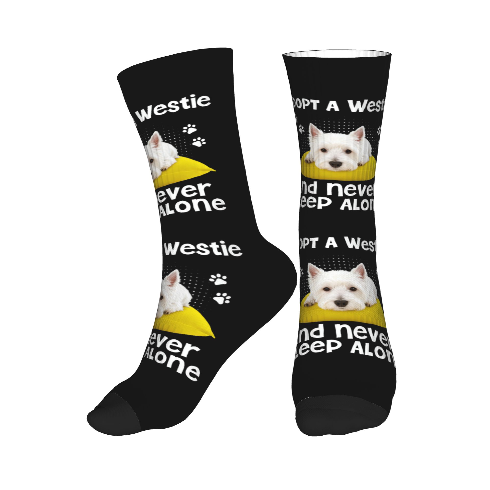 Fashion Men's Adopt Westie Nev - Dress Sock Men 评论和价格