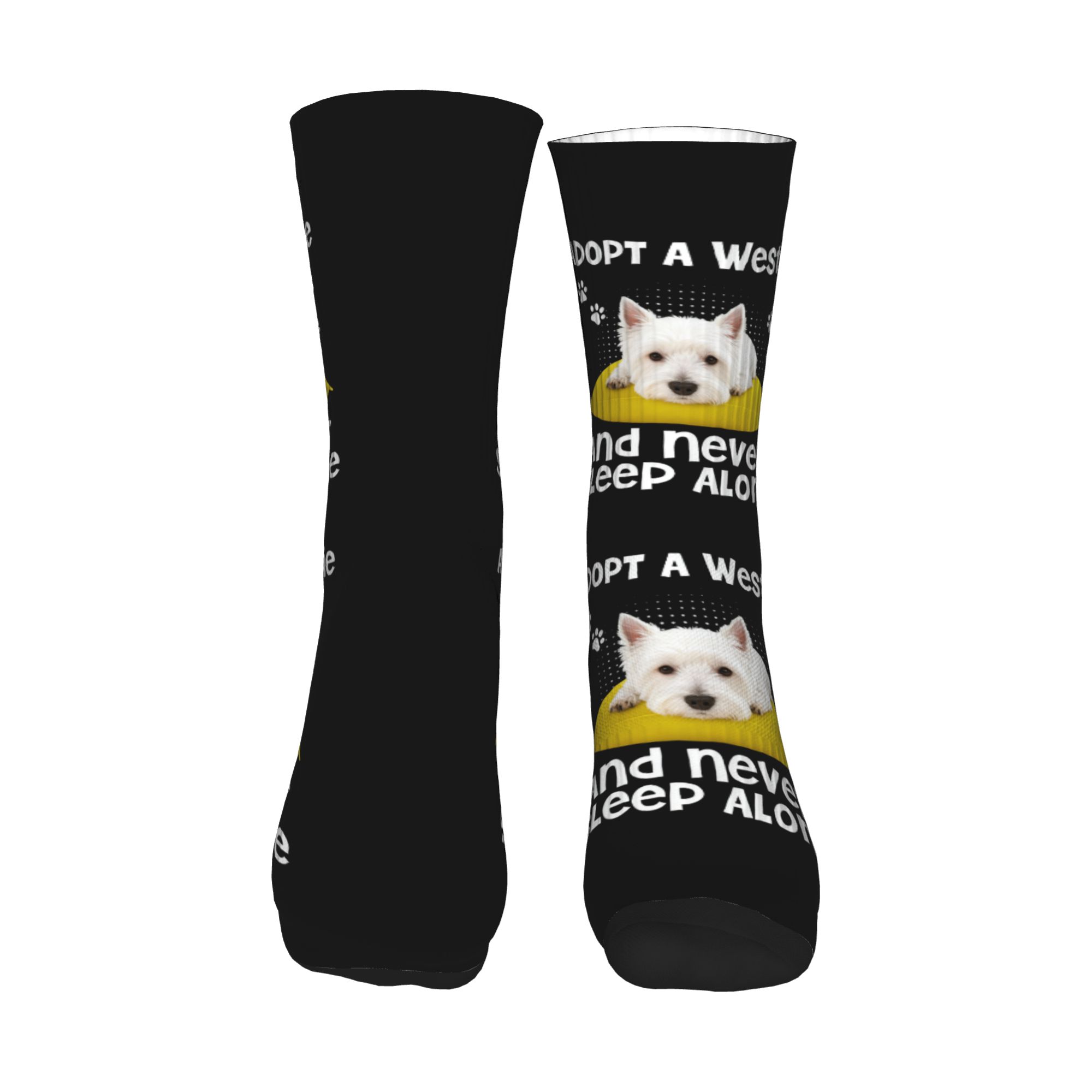 Fashion Men's Adopt Westie Nev - Dress Sock Men 评论和价格
