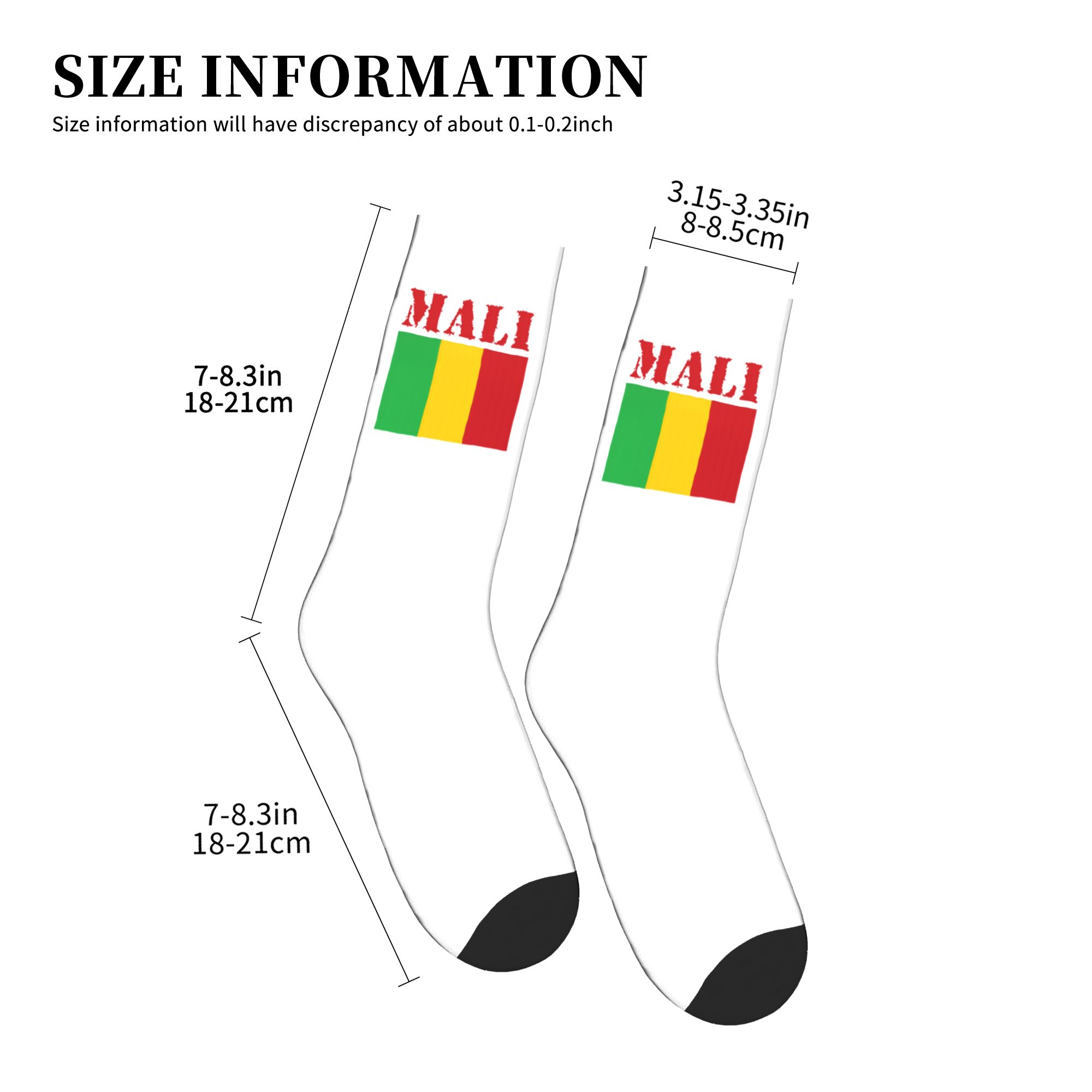 Mali Flag Dress Socks Men's Wo - Dress Sock Men 评论和价格
