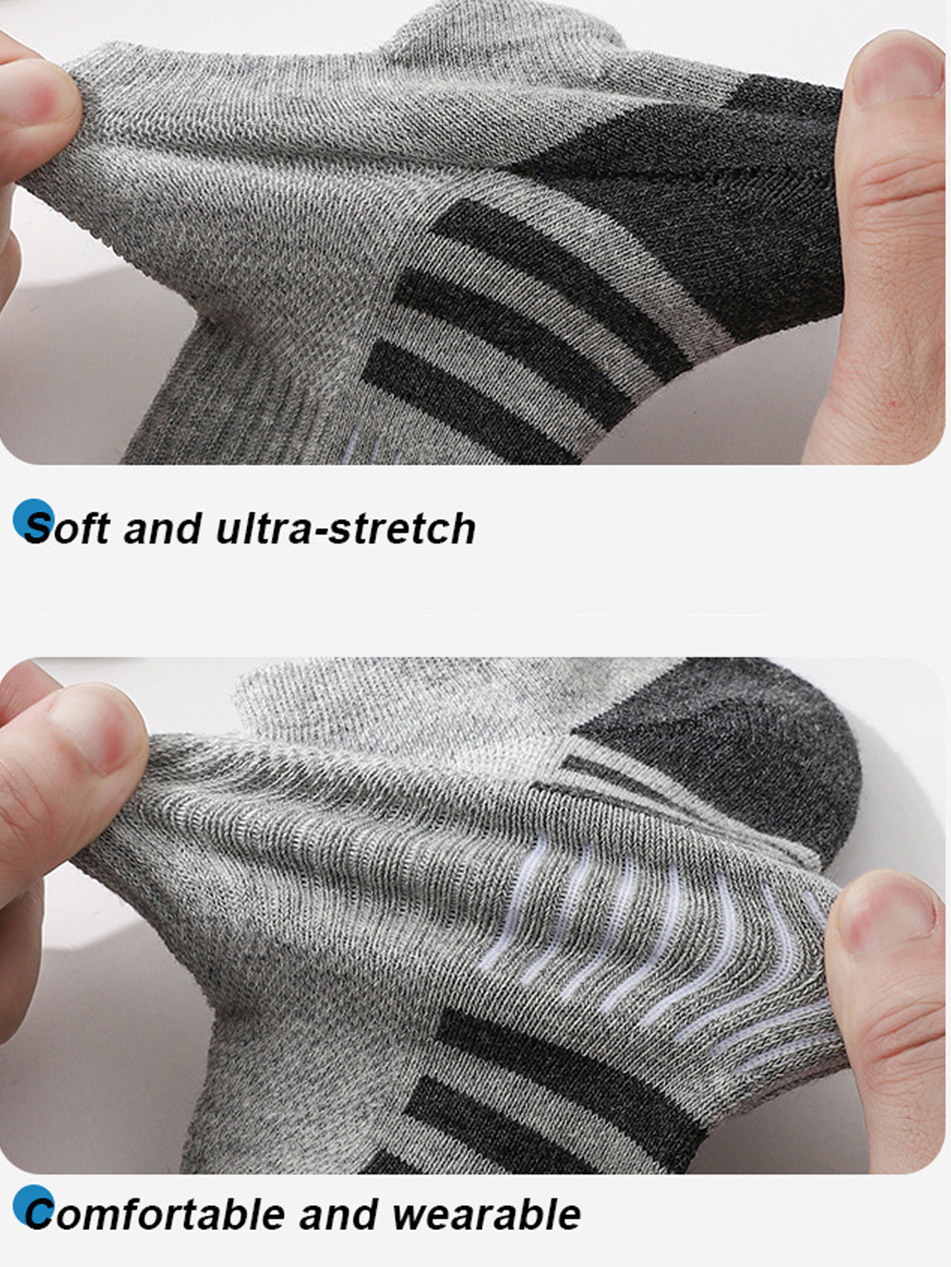 6/12 Pairs Low Cut Ankle Socks - Athletic Sock Cushion 评论和价格