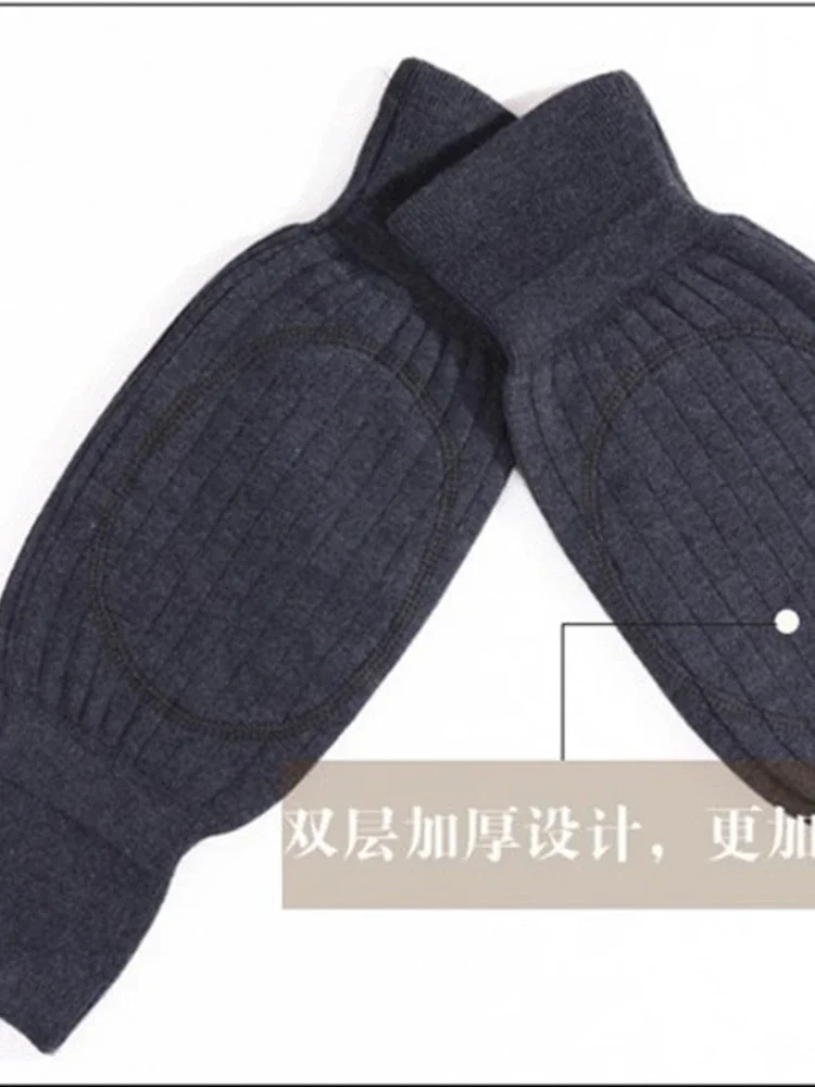 Cashmere Wool Knee Pads Sleeve - Wool Hiking Sock 评论和价格