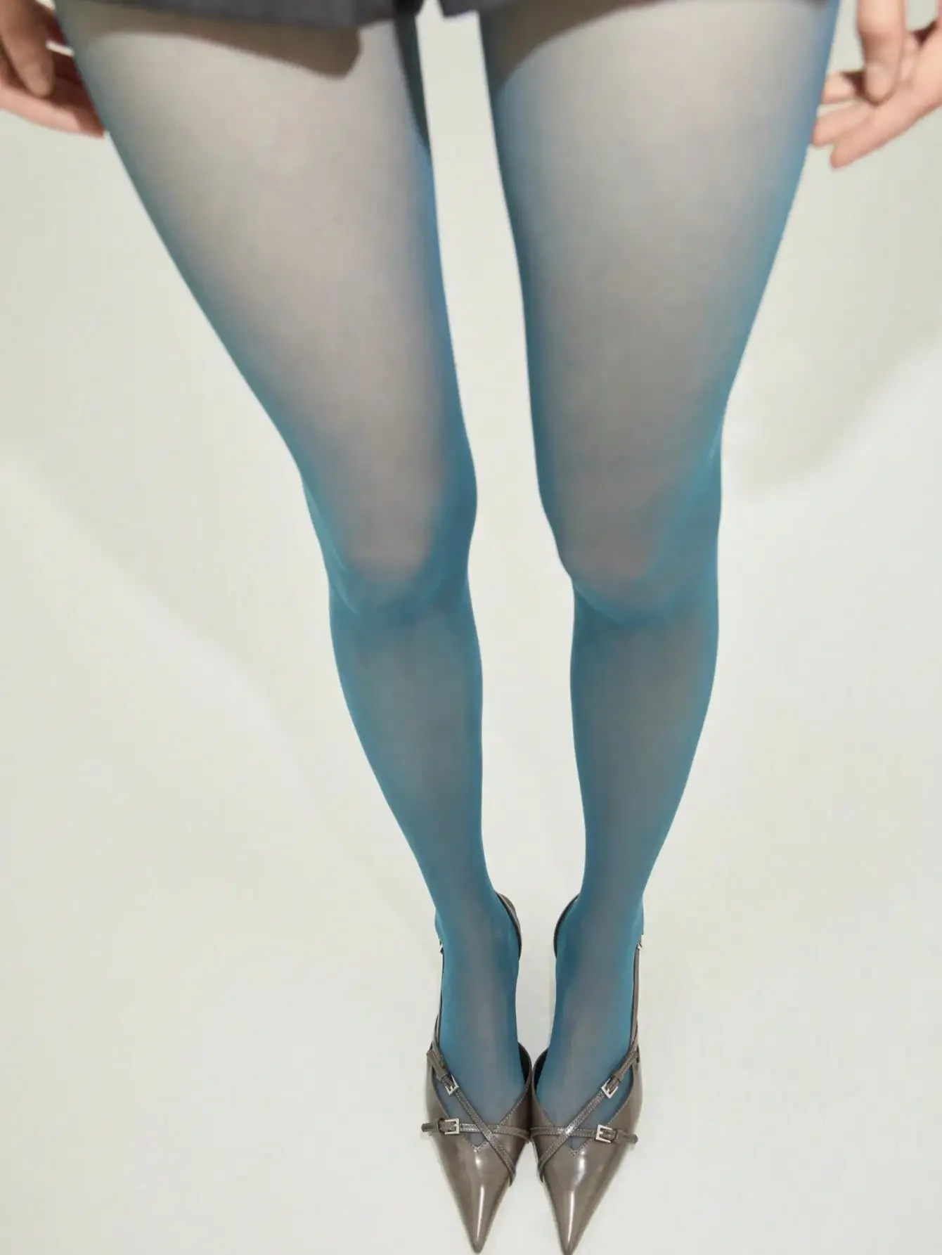 1 Pair Women's Shimmery Aurora - Tights Pantyhose Sheer 评论和价格
