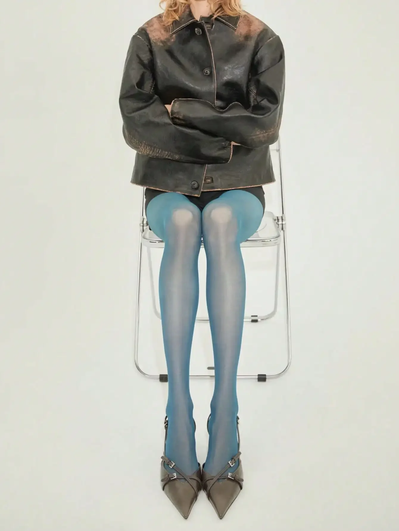1 Pair Women's Shimmery Aurora - Tights Pantyhose Sheer 评论和价格